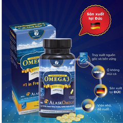 Dầu cá Vita Omega 3 Fish Oil bổ mắt, cải thiện trí nhớ, sức khỏe tim mạch Đức hộp 60v