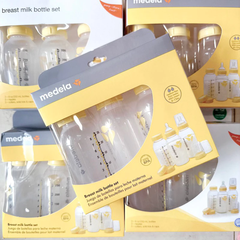 Bình sữa Medela Cổ Hẹp Nhựa PP 250ml Núm Ty Size M cho bé từ 3M