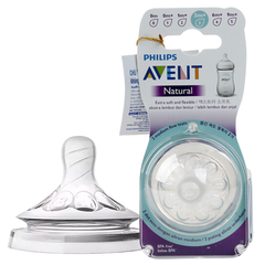 Set 2 núm ti số 3 Philips Avent SCF 653.23 bé từ 3 tháng