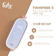 Máy hút sữa điện đôi rảnh tay TwinFree 3 Fatzbaby