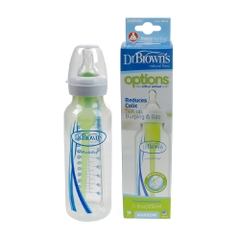 Bình sữa Dr.Brown's nhựa pp options cổ hẹp 250ml
