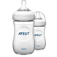 Bình sữa nhựa PP Philips Avent cổ rộng mô phỏng tự nhiên 260ml (SCF693/23)
