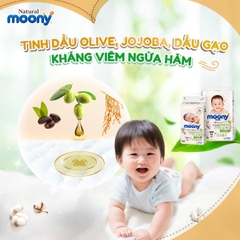 Bỉm tã quần Moony Natural bông hữu cơ các size