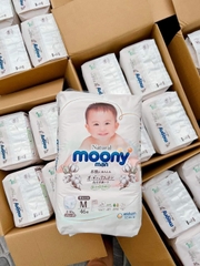 Bỉm tã quần Moony Natural bông hữu cơ các size