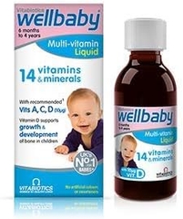 Siro Bổ Sung Vitamin Tổng Hợp Wellbaby Multi-Vitamin Liquid 150ml 2026 – Wellbaby 14 Loại Vitamin & Khoáng Chất Hỗ Trợ Phát Triển Toàn Diện Tăng Cường Miễn Dịch Trí Não Xương Răng Cho Bé Từ 6 Tháng Đến 4 Tuổi Chính Hãng Anh 