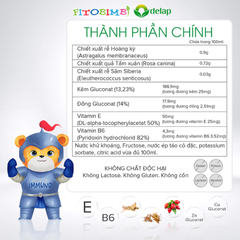 Siro FITOBIMBI IMMUNO Hỗ Trợ Tăng Đề Kháng Cho Trẻ Từ 6 Tháng Chai 200ml