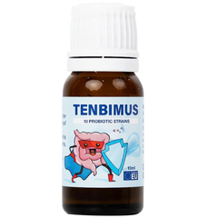 Men vi sinh 10 chủng Tenbimus giúp hỗ trợ tiêu hóa, biếng ăn, cải thiện hệ vi sinh đường ruột, tăng cường sức đề kháng