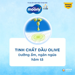 Bỉm Tã dán Moony cho bé sơ sinh size S  (dưới 5kg, 90 miếng)