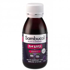 Siro Tăng đề kháng Sambucol Liquid 120ml cho Bé Từ 1 - 12 Tuổi Anh Quốc