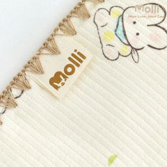 Ủ choàng có đai Muslin 3 lớp chính hãng Molli cao cấp
