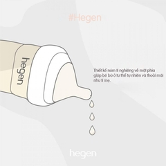 Bộ 2 Núm ti Hegen size Extract Flow số 0 từ 0 – 1 tháng Fullbox