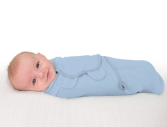 Chăn Ủ Kén Cotton Summer SwaddleMe Xanh Lơ size L cho bé sơ sinh