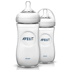 Bình sữa nhựa PP Philips Avent cổ rộng mô phỏng tự nhiên 330ml (SCF696/23)