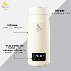 Bình đun nước pha sữa di động Moaz BéBé MB–058