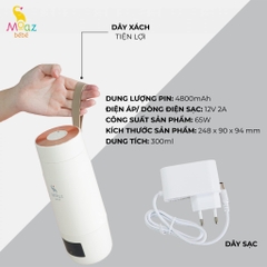Bình đun nước pha sữa di động Moaz BéBé MB–058