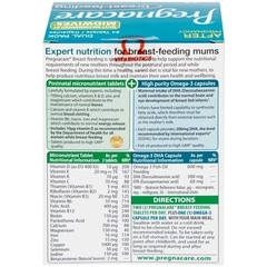 Vitabiotics Pregnacare Breast-Feeding Viên Uống Dành Cho Phụ Nữ Sau Sinh Hộp 56 Viên + 28 Viên Nang 2026 – Pregnacare Breast-Feeding Bổ Sung Vitamin Khoáng Chất Omega-3 DHA Hỗ Trợ Mẹ Sau Sinh Cho Con Bú Sức Khỏe Mẹ Khỏe Bé Phát Triển Toàn Diện Não Bộ Miễn Dịch An Toàn Không Gluten Không Lactose Chính Hãng Anh Giá Rẻ