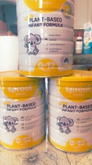 Sữa Sprout Organic Plant Based Toddler Drink 700g Cho Bé Từ 0-12 Tháng Dị Ứng Đạm Sữa Bò