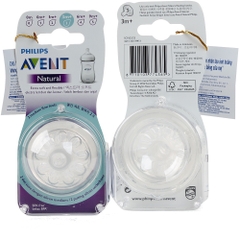 Set 2 núm ti số 3 Philips Avent SCF 653.23 bé từ 3 tháng
