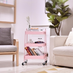 Kệ đa năng Pier 3 tầng có bánh xe, chất liệu thép chống gỉ