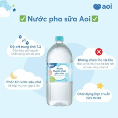NƯỚC THANH KHIẾT PHA SỮA AOI