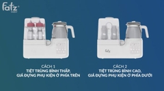 Máy đa năng điện tử (Tiệt trùng/Sấy khô/Hâm sữa/Hầm cháo chậm/Đun & Hâm nước) Multimax 3 Fatzbaby