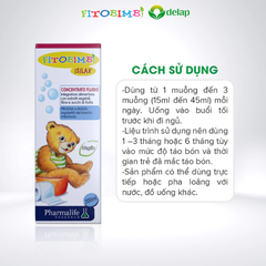 Siro FITOBIMBI ISILAX Hỗ Trợ Giảm Táo Bón 6 Trong 1 Cho Trẻ Từ 6 Tháng Chai 200ml