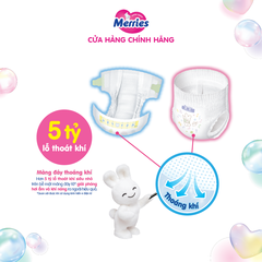 Bỉm Tã dán Merries size S 62+4 (cho bé 4 - 8kg)