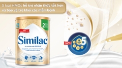 Sữa Bột Similac Số 2 Dinh Dưỡng 5G 400g (6-12 Tháng)