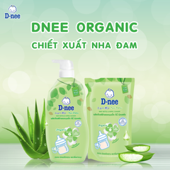 Nước Rửa Bình Sữa Dnee Organic Hương Cam Không Gây Kích Ứng An Toàn Cho Bé Túi 550ml