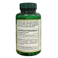 Vitamin Fenugreek 610mg Cỏ Cà Ri Lợi Sữa Cho Mẹ Sau Sinh Hộp 60 viên