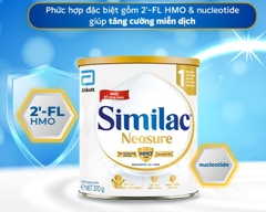 Sữa Bột Similac Neosure 370g Giải pháp dinh dưỡng tối ưu cho trẻ sinh non, nhẹ cân (0 - 12 tháng)
