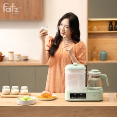 Máy đa năng điện tử (Tiệt trùng/ Sấy khô/ Hấp/ Làm sữa chua/ Đun & Hâm nước) Multimax 10 Fatzbaby