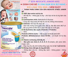 Neocate Junior Vanilla – Công Thức Không Gây Dị Ứng, Hỗ Trợ Tiêu Hóa Cho Trẻ