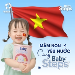 Sữa dê Baby Steps số 1 900g cho bé 0-6 tháng tuổi dị ứng đạm sữa bò là sữa dê Baby Steps không đạm sữa bò không lactose an toàn tăng cân cao cấp từ Baby Steps
