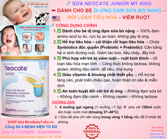 Neocate Junior Dâu Tây – Công Thức Không Gây Dị Ứng, Hỗ Trợ Tiêu Hóa Cho Trẻ