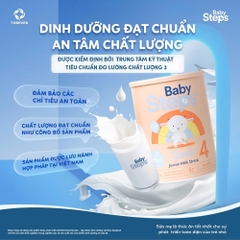 Sữa dê Baby Steps số 1 900g cho bé 0-6 tháng tuổi dị ứng đạm sữa bò là sữa dê Baby Steps không đạm sữa bò không lactose an toàn tăng cân cao cấp từ Baby Steps