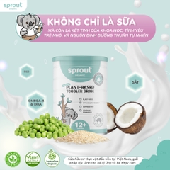 Sữa Sprout Organic Plant Based Toddler Drink 700g Cho Bé Từ 12 Tháng Trở Lên Dị Ứng Đạm Sữa Bò