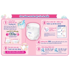 Tã Quần Merries Size M Cho Bé Từ 6-11kg (52 Miếng) 2026 – Tã Merries Nhật Bản Siêu Mềm Thoáng Khí Hấp Thụ Tốt Không Gây Hăm Da Hỗ Trợ Bé Thoải Mái Ngủ Ngon Chính Hãng Giá Rẻ