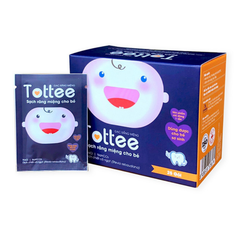 Gạc Răng Miệng Tottee Tinh Chất Cỏ Ngọt - Hộp 25 Gói