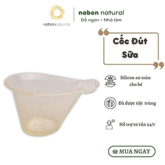 Cốc Đút Sữa Nabon Natural Cho Trẻ Sơ Sinh Đã Tiệt Trùng 2026 – Cốc Đút Sữa Silicon An Toàn Vệ Sinh Chia Vạch Chính Xác Dễ Dùng Cho Bé Uống Sữa Thuốc Chính Hãng Giá Rẻ