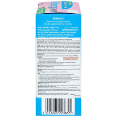 Siro Vitamin Và Khoáng Chất Tổng Hợp Cho Trẻ Wellbaby Multi-Vitamin Liquid Vitabiotics Anh Quốc 150ml