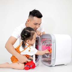 Máy tiệt trùng sấy khô khử mùi bằng tia UV Ecomom 202 Pro Advanced, White