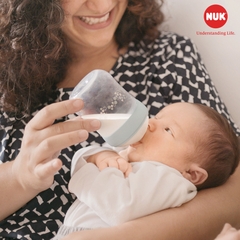 Bình sữa NUK Nature Sense nhựa PP 150ml núm ti S1 - M
