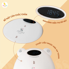 Cân điện tử kèm đo chiều cao cho bé Moaz BéBé MB - 084