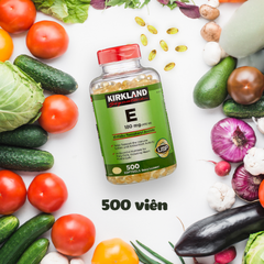 Viên Uống Đẹp Da Kirkland Signature Vitamin E 400IU (500 viên) Mỹ