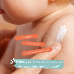 TinyDerm – Kem Phục Hồi Da Bé Dị Ứng Đạm Sữa Bò Nặng | Prebiotics + Postbiotics Nhật Bản Giúp Da Khỏe Từ Gốc 