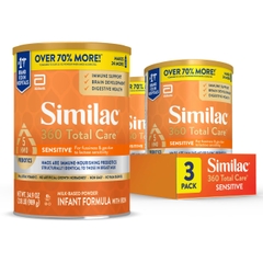 Sữa Công Thức Similac 360 Total Care Sensitive - Dịu Nhẹ Cho Bé Nhạy Cảm Lactose