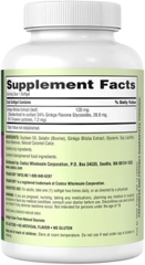 Viên Uống Bổ Não TruNature Ginkgo Biloba 340 Softgels 2026 – Viên Uống TruNature Ginkgo Biloba 120mg Bổ Sung Chiết Xuất Lá Bạch Quả Tăng Cường Trí Nhớ Tập Trung Tuần Hoàn Máu Não Giảm Mệt Mỏi Chóng Mặt Ù Tai An Toàn Không GMO Không Gluten Chính Hãng Mỹ Costco Giá Rẻ