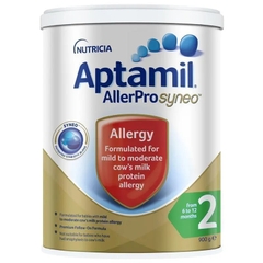 Sữa Aptamil AllerPro Syneo Số 2 900g – Giải Pháp Tốt Nhất Cho Bé Dị Ứng Đạm Sữa Bò 6-12 Tháng