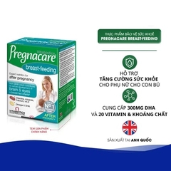Vitabiotics Pregnacare Breast-Feeding Viên Uống Dành Cho Phụ Nữ Sau Sinh Hộp 56 Viên + 28 Viên Nang 2026 – Pregnacare Breast-Feeding Bổ Sung Vitamin Khoáng Chất Omega-3 DHA Hỗ Trợ Mẹ Sau Sinh Cho Con Bú Sức Khỏe Mẹ Khỏe Bé Phát Triển Toàn Diện Não Bộ Miễn Dịch An Toàn Không Gluten Không Lactose Chính Hãng Anh Giá Rẻ